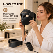 Cross-border 4D Beauty Face Mask Home Wireless Remote Control Colorful Silicone Facial Mask LED Silicone Beauty Face Mask Beauty