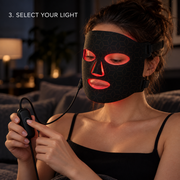 Food grade silicone beauty mask with LED photons home use beauty equipment 7 colors led face mask